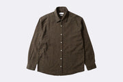 Camisa Edmmond Studios Crossword Shirt marron para hombre